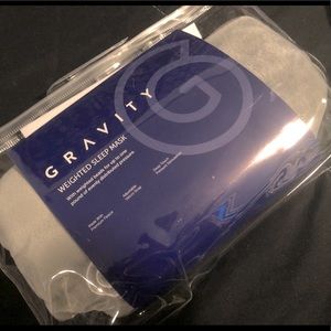 Gravity weighted sleep mask